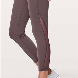 Lululemon Train Times 7/8 Size 2 Vintage Grape